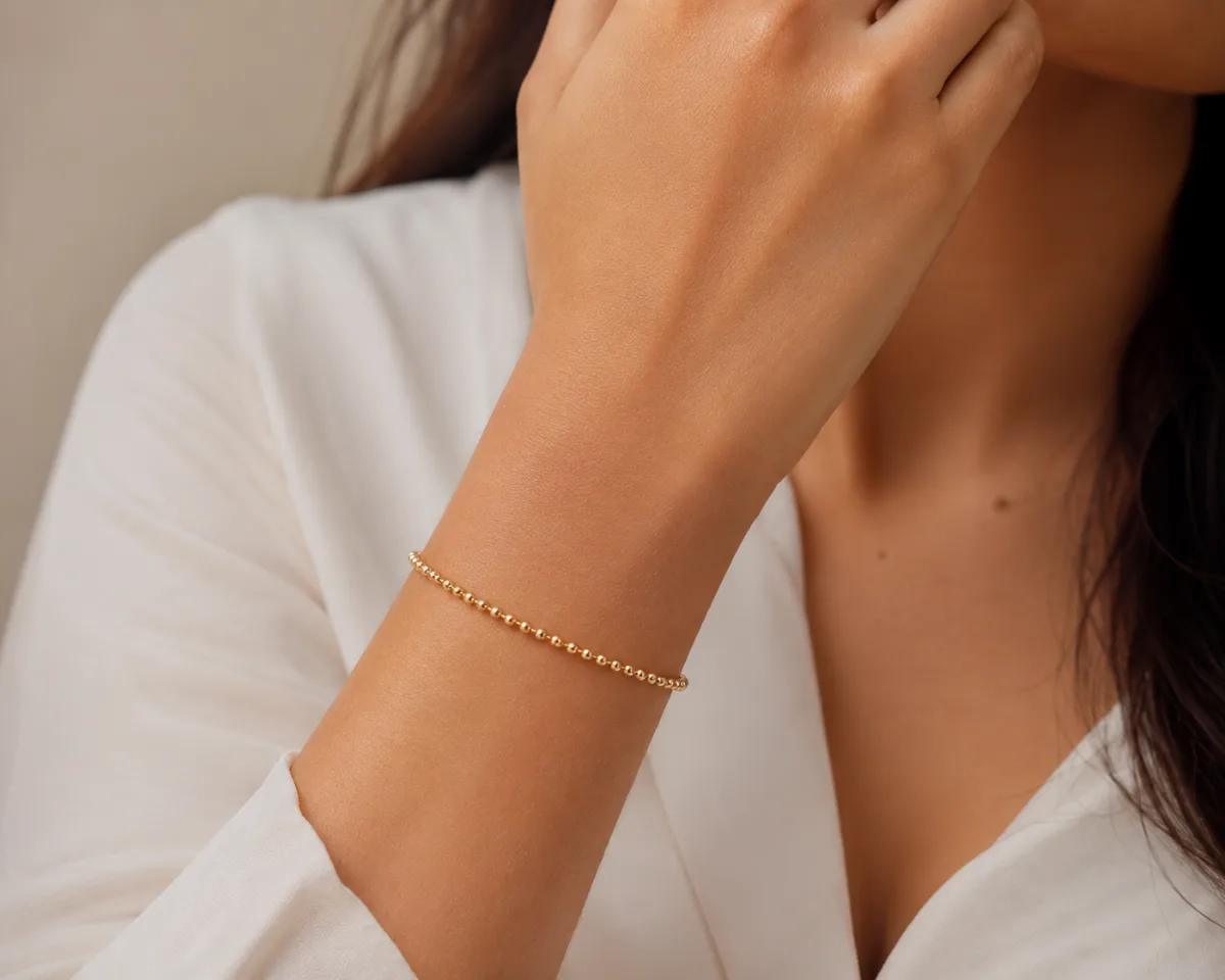 Pearl Chain Bracelet - HAFSAY Korean bracelets