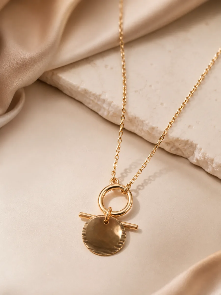 Ring Pirch Necklace - HAFSAY Korean necklaces