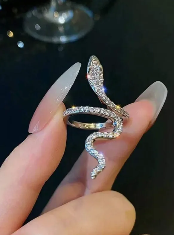 Snake Ring - Korean rings by HAFSAY